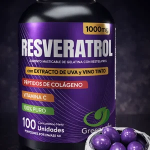 Resveratrol Ultra Americano | Complejo Antioxidante con Colágeno y Vitaminas C+E (100 Softgels)